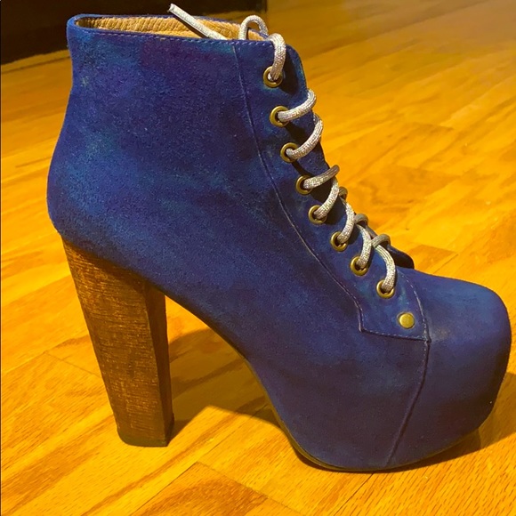 Jeffrey Campbell custom dyed Suede Litas - Picture 8 of 15